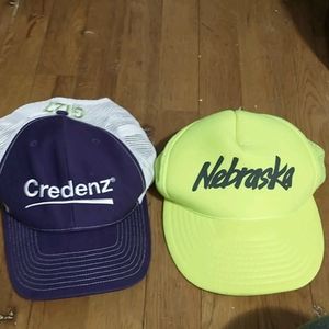 2 Farmer Hats Mesh Hats Adjustable Hats